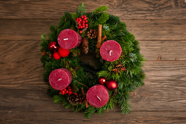Adventskranz „Zimt"