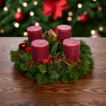 Adventskranz "Filzkugel"