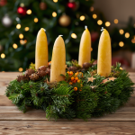 Adventskranz "Filzkugel"