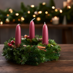 Adventskranz "Filzkugel"