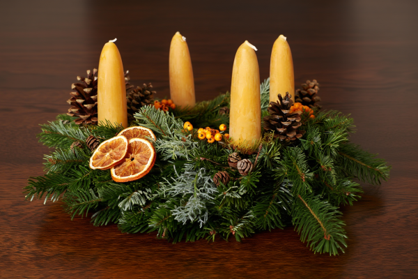Adventskranz „Orangenduft“
