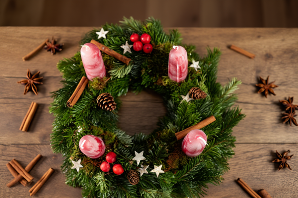 Adventskranz "Schnecke"