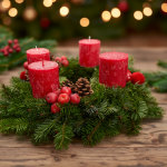 Adventskranz "Filzkugel"