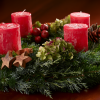 Adventskranz "Holzstern"