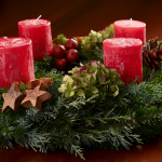 Adventskranz "Filzkugel"
