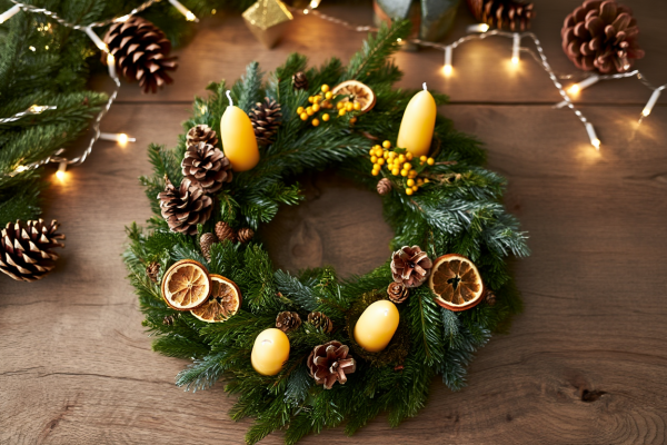 Adventskranz „Orangenduft“